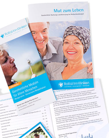 Broschüren für die Rottal-Inn-Kliniken